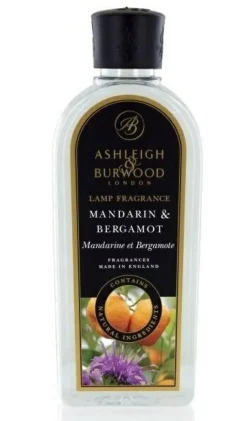 Ashleigh & Burwood Geurlamp olie Mandarin & Bergam 500 ML