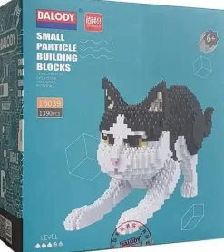 Balody 3D bouwset Zwart witte kat