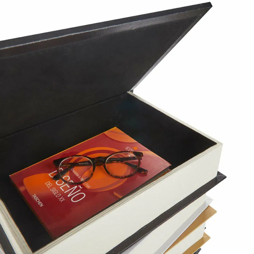 Balvi Bijzettafel Metropolitan Book Stack wood