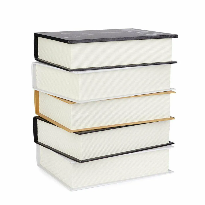 Balvi Bijzettafel Metropolitan Book Stack wood