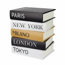 Balvi Bijzettafel Metropolitan Book Stack wood