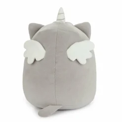 Balvi Katten kussen Fluffy Kawaii Starry grijs