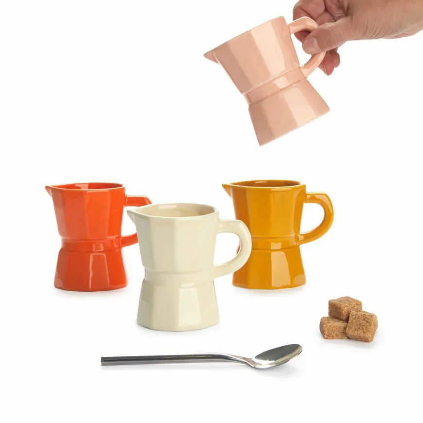 Balvi Koffiekop set Moka Caramel - 4 kleuren