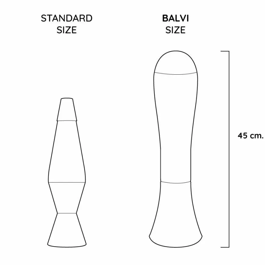 Balvi Lavalamp goud Balvi