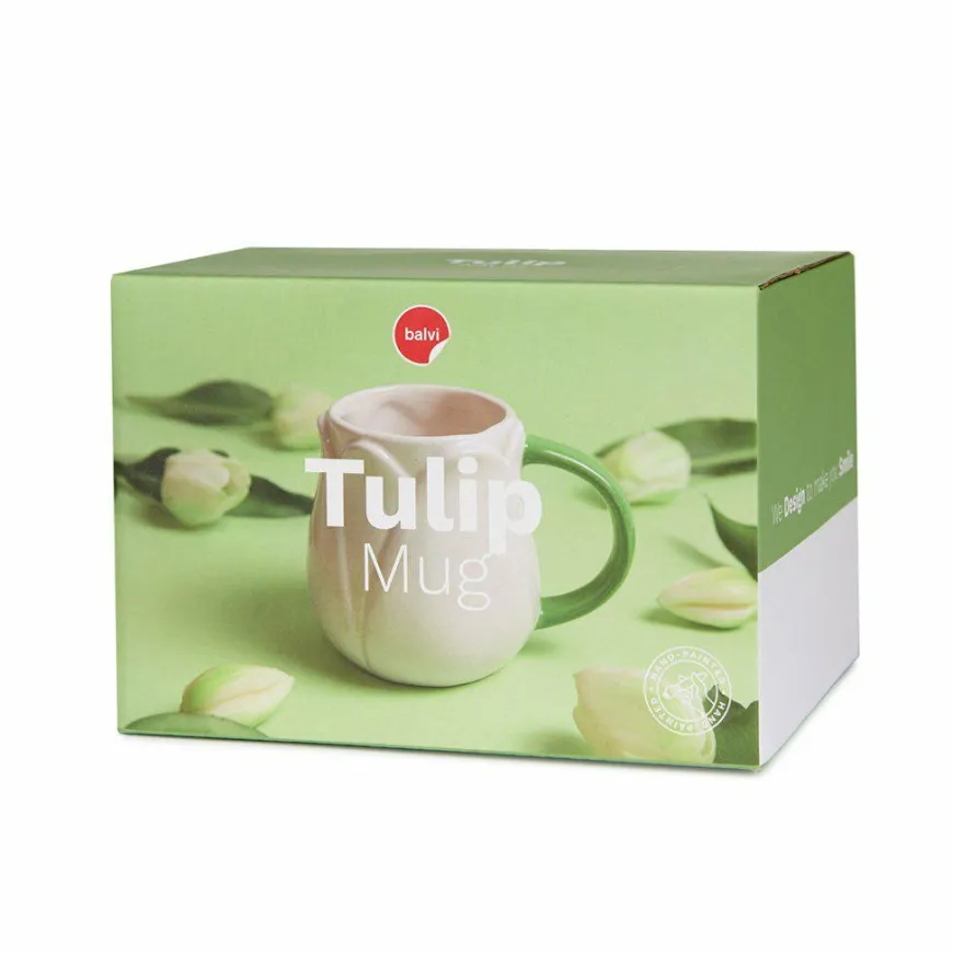 Balvi Mok Tulp wit keramiek
