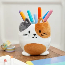 Balvi Pennenbakje Fluffy Kitty Calico velvet Multicolor