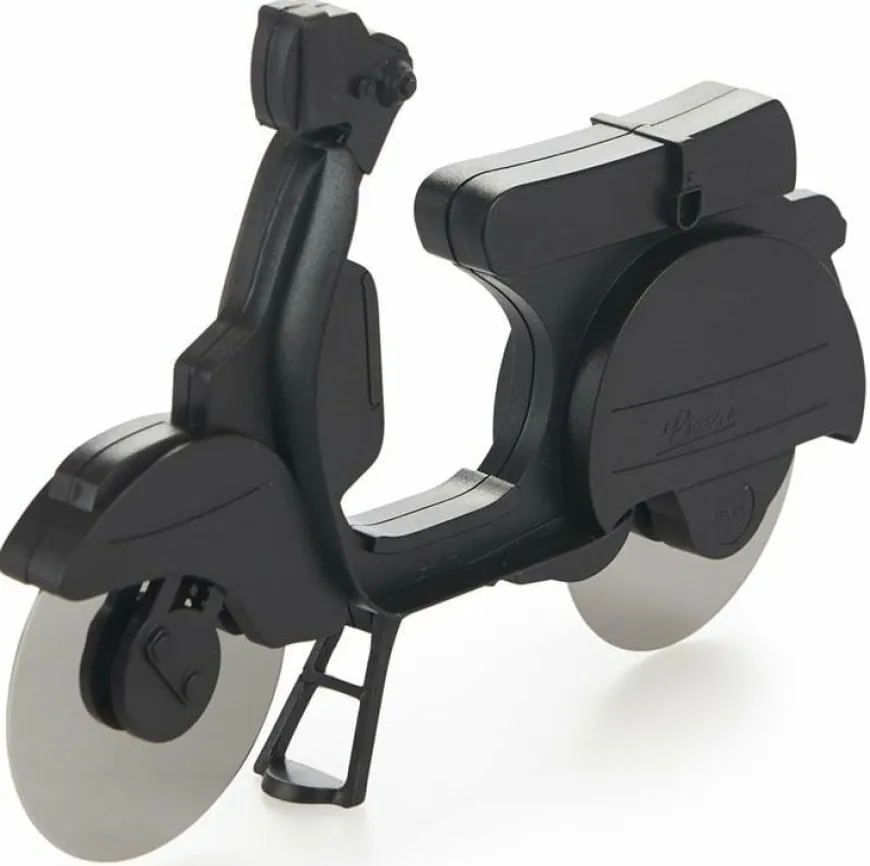 Balvi Pizzasnijder scooter zwart
