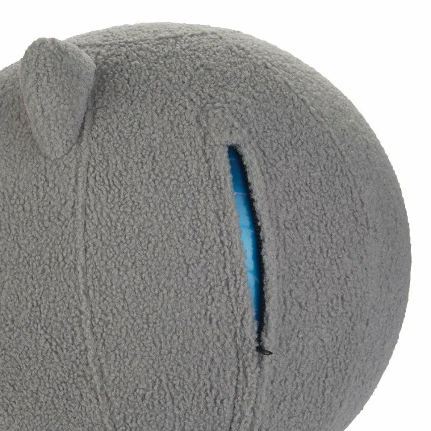 Balvi Poef Kitty grijs polyester