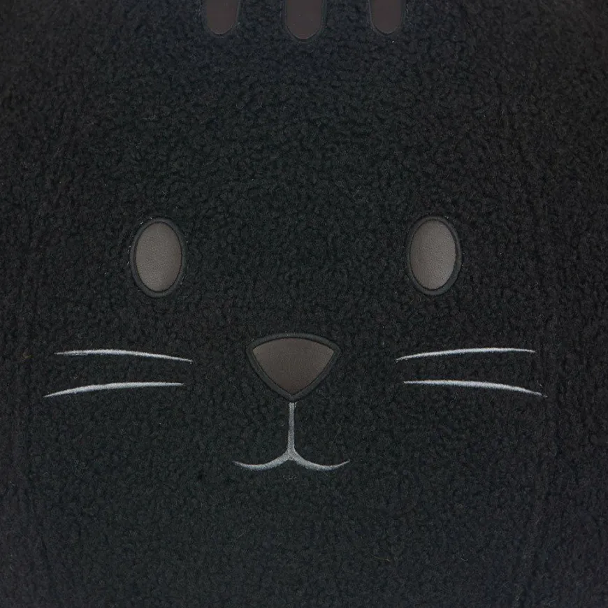 Balvi Poef Kitty zwart polyester
