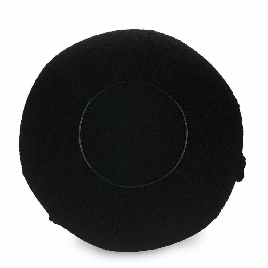 Balvi Poef Kitty zwart polyester