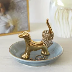 Balvi Ringhouder hond grijs