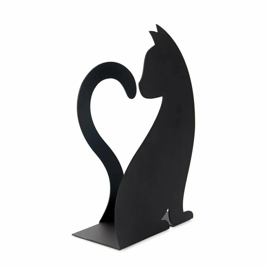 Balvi Servethouder Feline zwart metaal