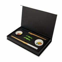 Balvi Sushi set Oishii wit/zwart keramiek
