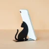 Balvi Telefoonhouder Feline zwart metaal