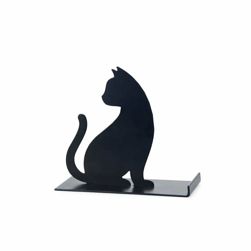 Balvi Telefoonhouder Feline zwart metaal