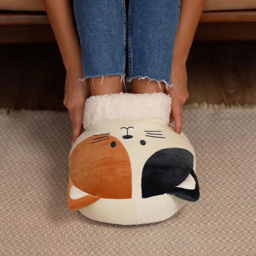Balvi Voetenwarmer kussen Kitty multicolor