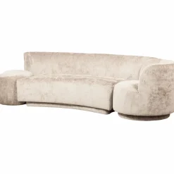 BePureHome Combi-popular: bankje + fauteuil + poef naturel