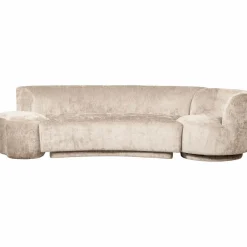 BePureHome Combi-popular: bankje + fauteuil + poef naturel