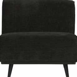 BePureHome Statement 1-zits element brede platte rib graphite