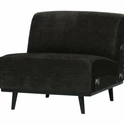 BePureHome Statement 1-zits element brede platte rib graphite