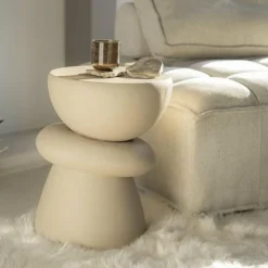By Boo Bijzettafel Kerun - beige