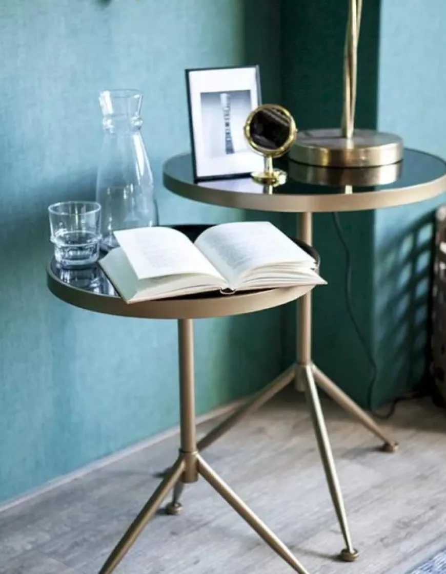 By Boo Bijzettafel Nebula Glas Small