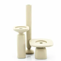 By Boo Candle holder Squand medium - beige
