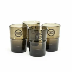 By Boo Drink glas Bubble klein - bruin