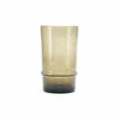 By Boo Drink glas Bubble groot - bruin