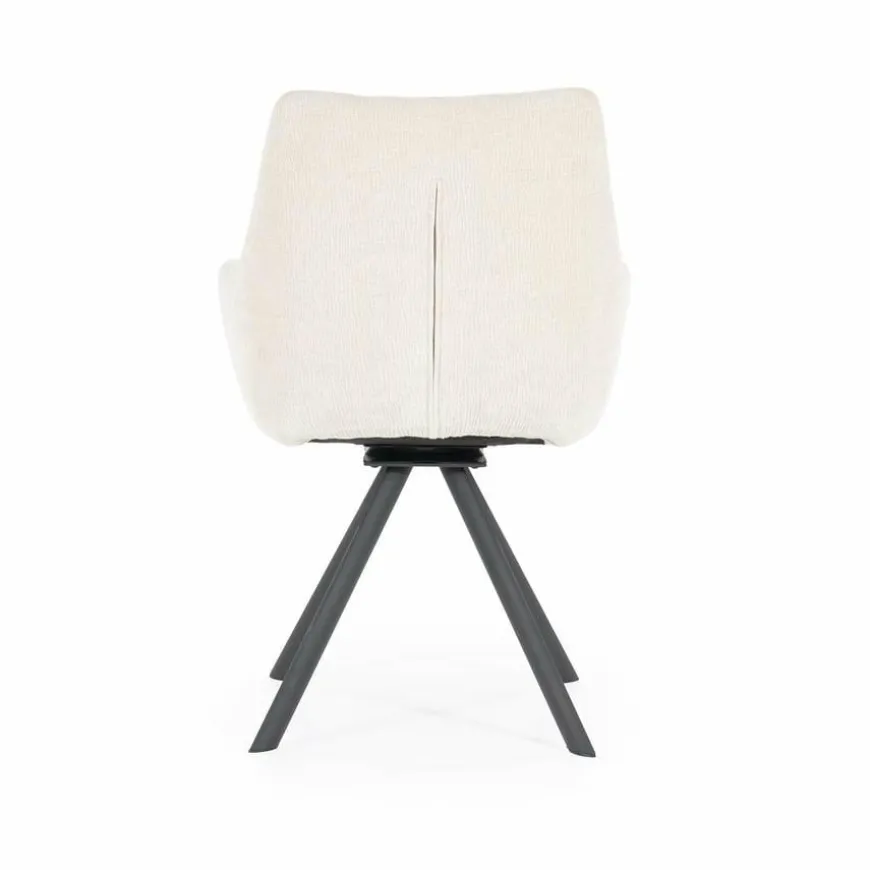 By Boo Eettafelstoel Bliss met armleuning - beige