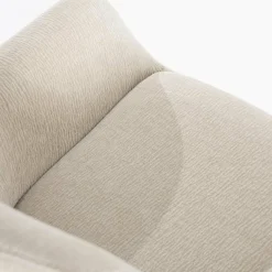 By Boo Eettafelstoel Bliss met armleuning - beige