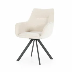 By Boo Eettafelstoel Bliss met armleuning - beige