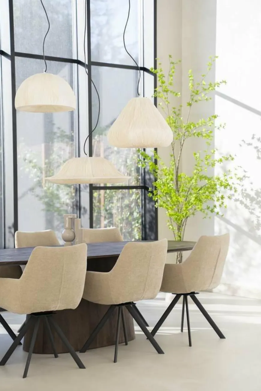By Boo Eettafelstoel Bliss met armleuning - taupe