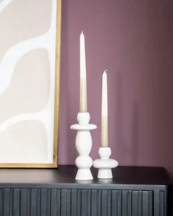 By Boo Kandelaar Barolo set van 2 metaal - beige