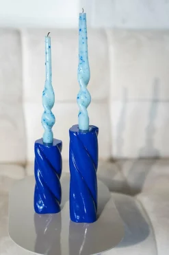 By Boo Kandelaar Chuppa klein - blauw
