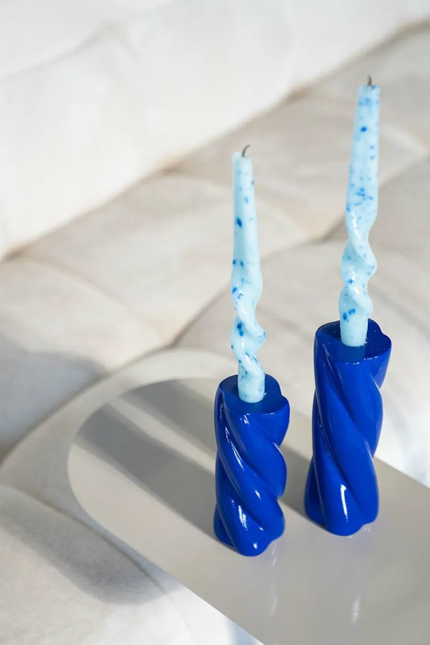 By Boo Kandelaar Chuppa klein - blauw
