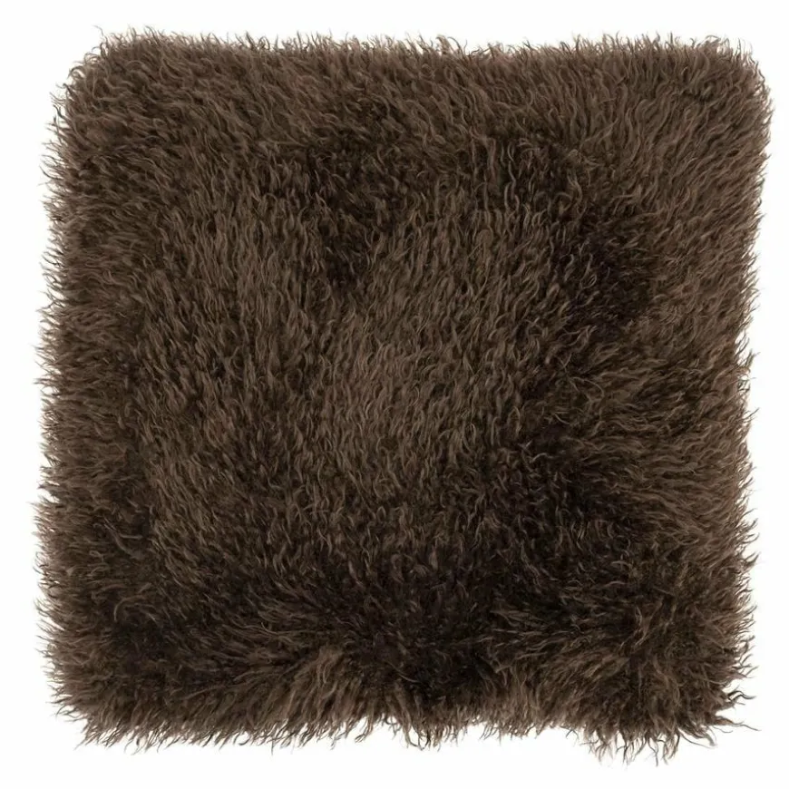By Boo Kussen Doodly 50x50 cm - dark bruin