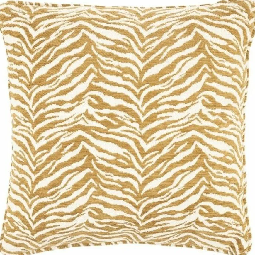 By Boo Kussen Tigra 45x45 cm - mosterd