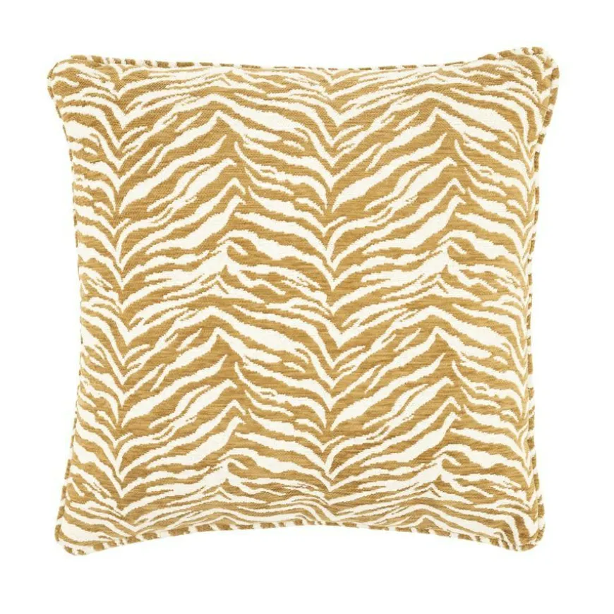 By Boo Kussen Tigra 45x45 cm - mosterd