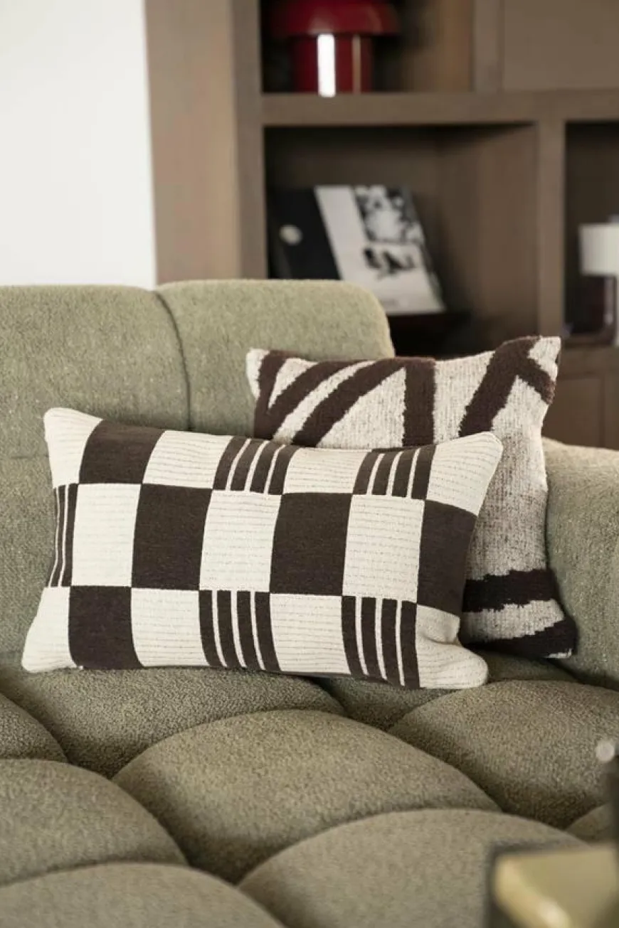 By Boo Kussen Twist 35x55 cm – bruin