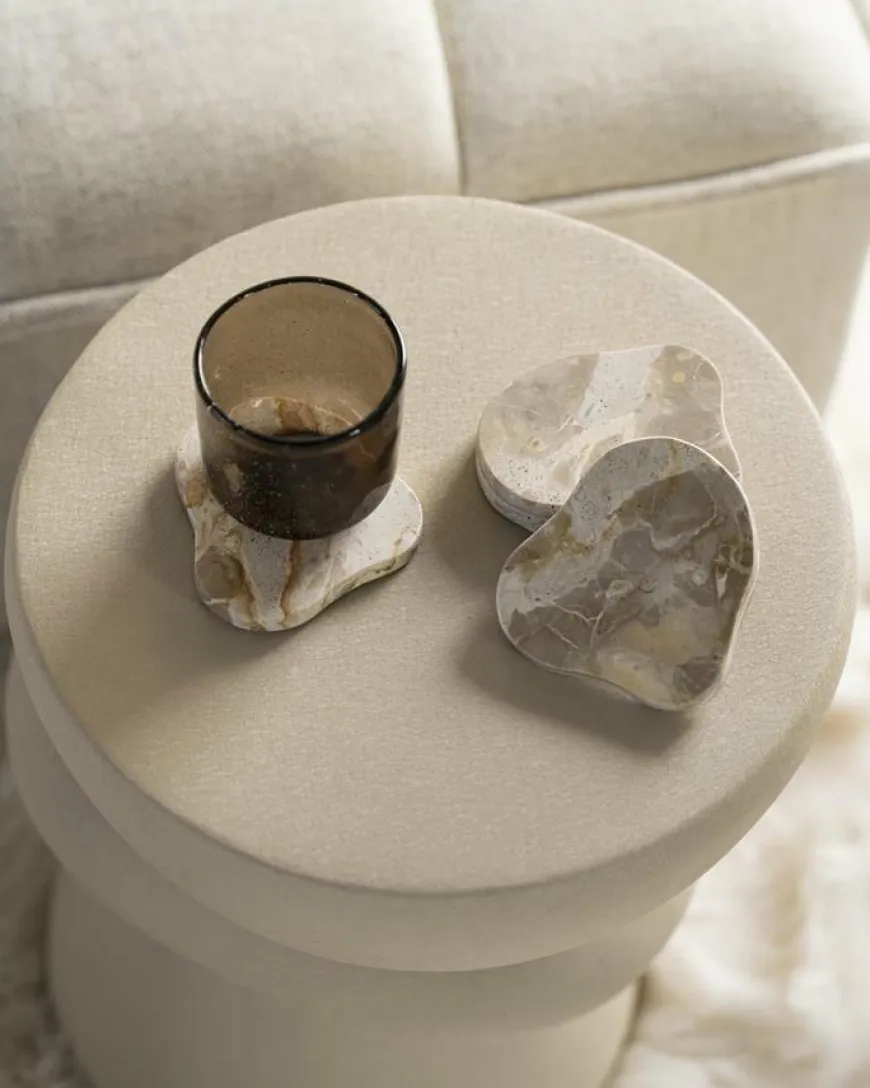 By Boo Onderzetter Marrone (set of 4)