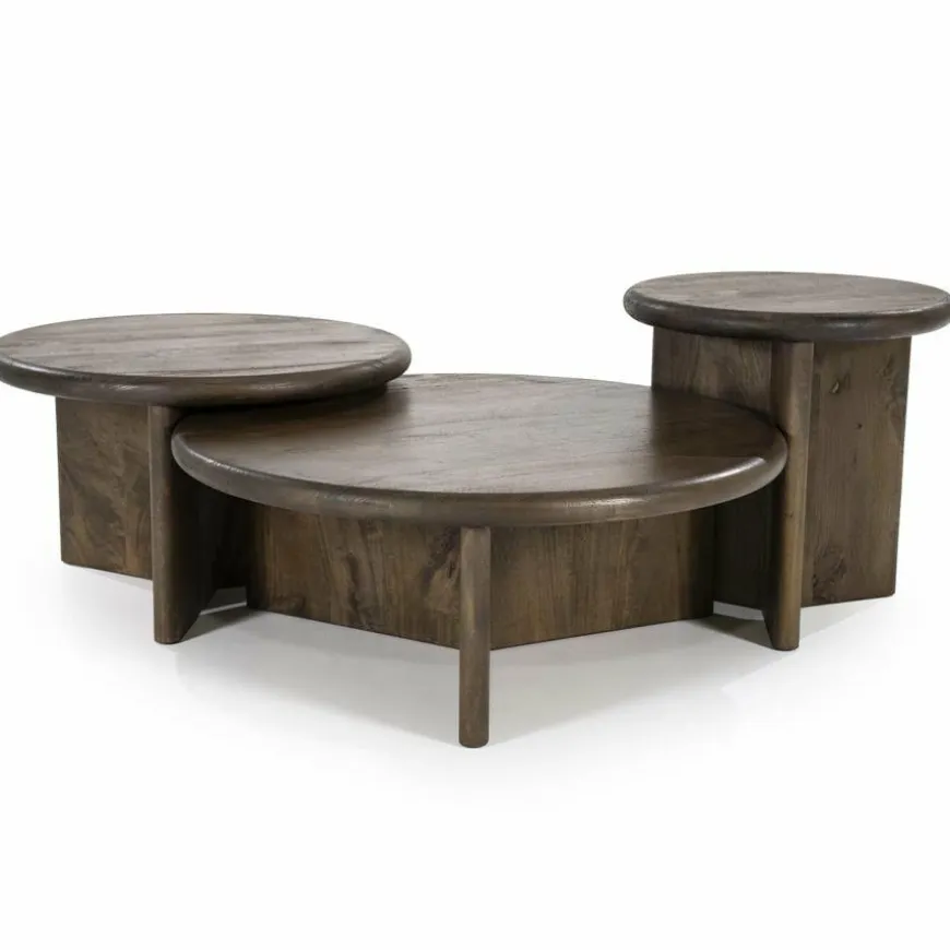 By Boo Salontafel Leoti medium – bruin