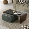 By Boo Salontafel Ripple glas