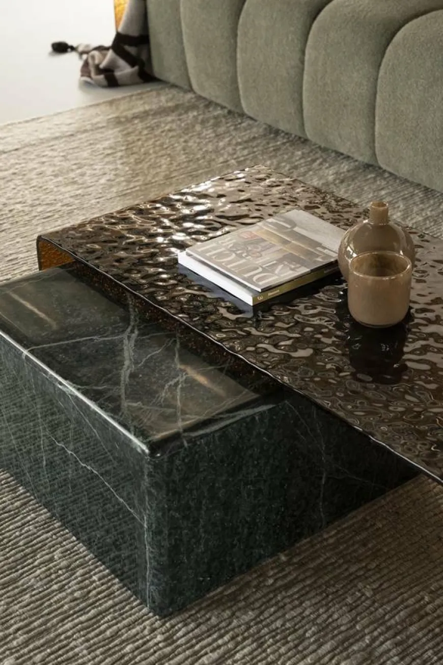 By Boo Salontafel Ripple glas