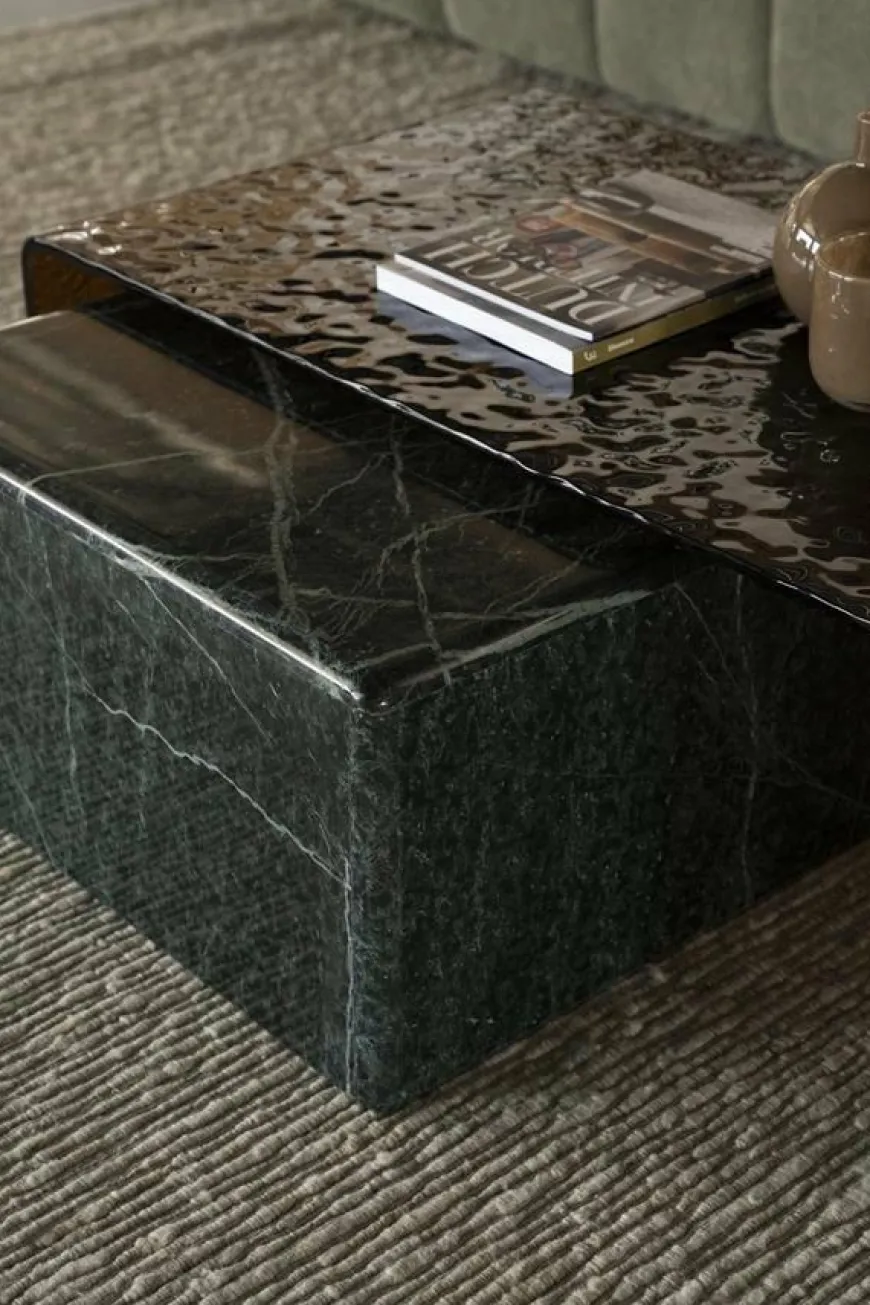 By Boo Salontafel Ripple glas