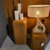 By Boo Set van 3 kandelaren Cube - beige