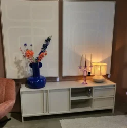 By Boo TV meubel Boaz 180 cm – 2 deuren, 2 lades en 2 open vakken