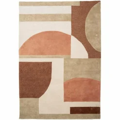 By Boo Vloerkleed Kazi 190x290 cm - terracotta