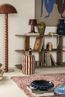 By Boo Vloerkleed Mixi 190x290 cm - burgundy