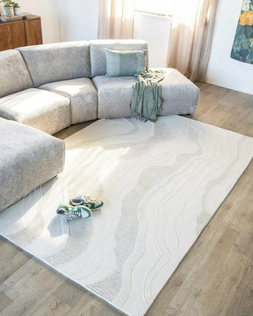 By Boo Vloerkleed Soil 160x230 cm - off white